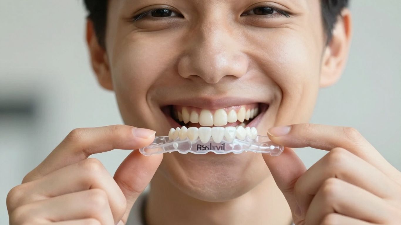 Patient considering Invisalign treatment during a smile assessment to determine suitability