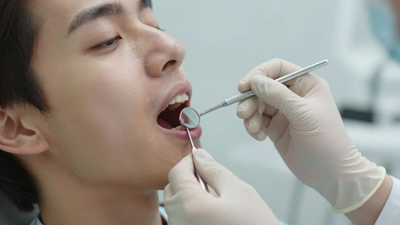 Myofunctional Therapy for Tongue Thrust Myofunctional therapy exercise used in tongue thrust treatment for adults.